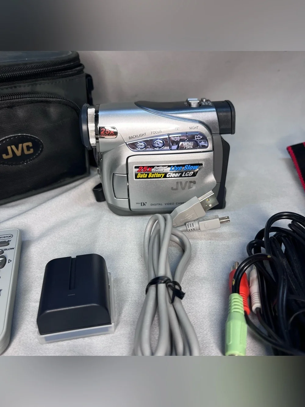 JVC GR-D275U Mini DV Camcorder Tested Working Video Transfer PLEASE READ